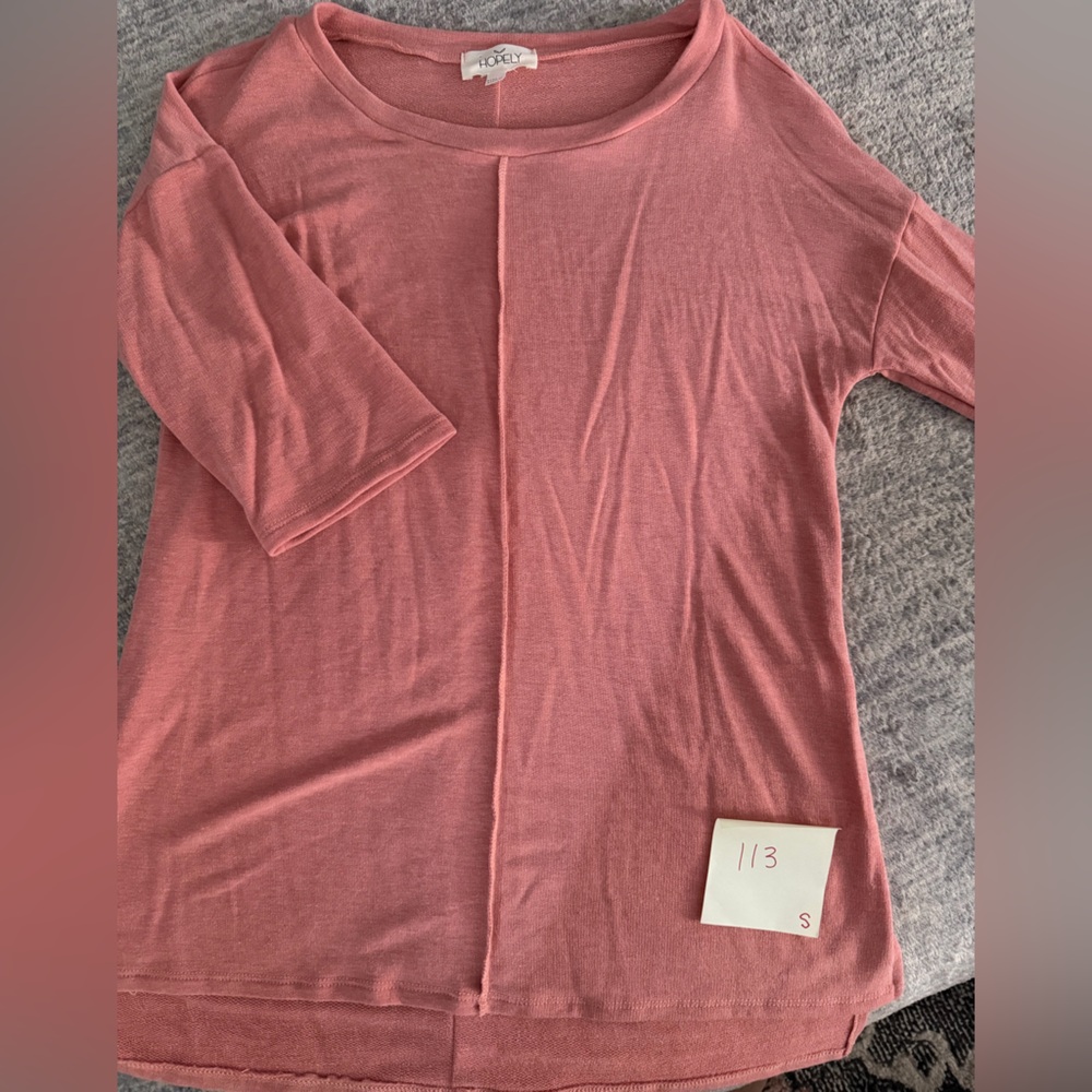 Hopely Women's Pink Short Sleeve Tee